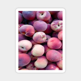 Delicious Peaches - Vectorized Photographic Image Magnet