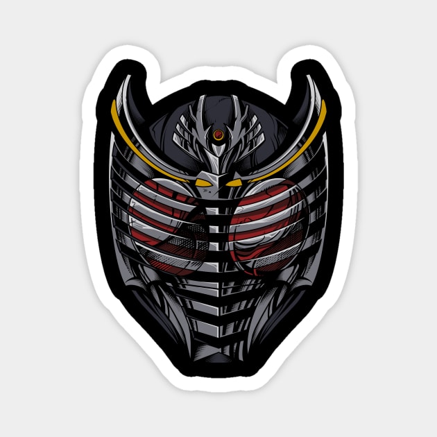 Kamen Rider Ryuki Magnet by midthos