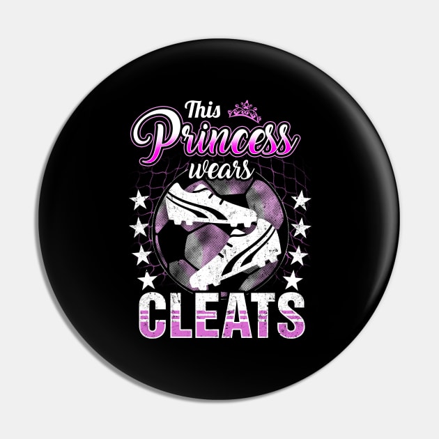 This princess wears cleats Pin by captainmood