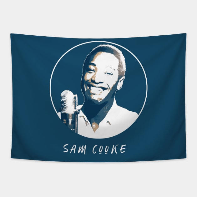 Sam Cooke Tapestry by GreenRabbit