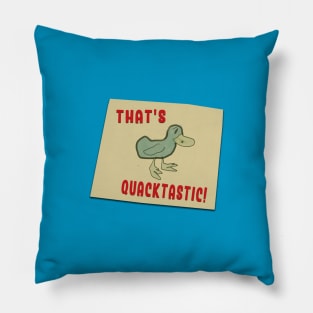 Quacktastic Pillow