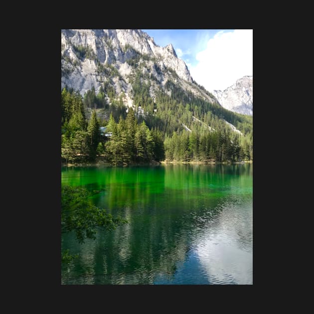 Green Lake in Austria in June by ephotocard