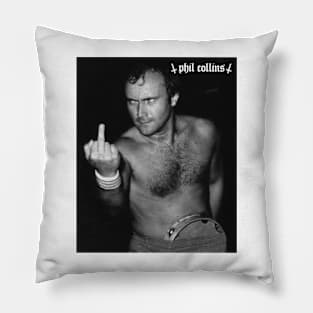 Phil Collins Vintage Pillow