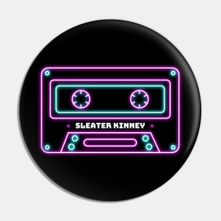 SLEATER KINNEY MUSIC CASSETTE Pin