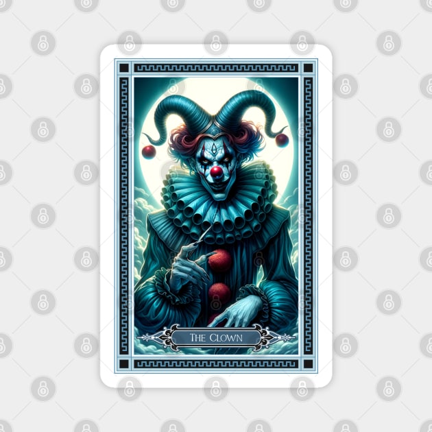 The Clown Tarot Card Magnet by HolidayBug