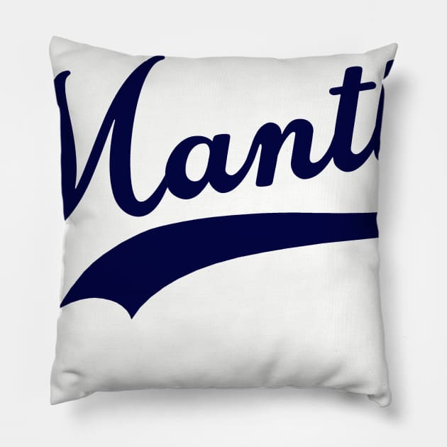 Mickey Mantle 7, Yankees Pillow by FanSwagUnltd