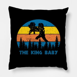 Retro The King Baby Pillow