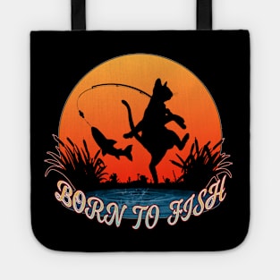 Born to fish Tote