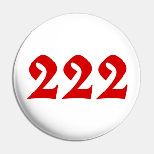 222 angel number red Pin