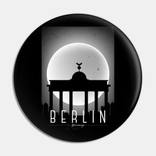 Berlin black and white poster Pin