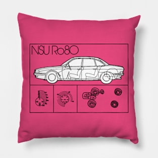 NSU RO80 - brochure Pillow