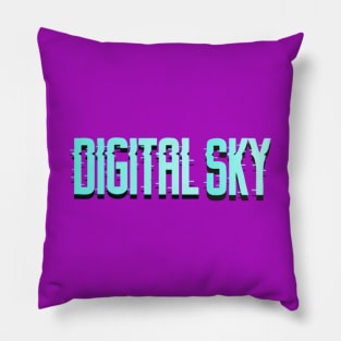 Miscellaneous Items: Digital Sky (Purple) Pillow
