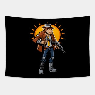 Unique Super Gangster Hero Anime Cartoon Art Character Tapestry