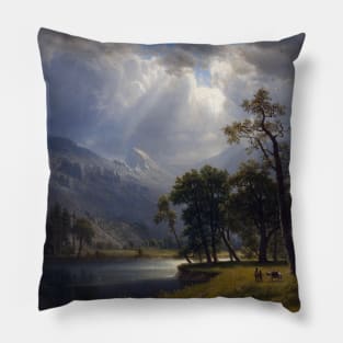 Mount Starr King, Yosemite by Albert Bierstadt Pillow