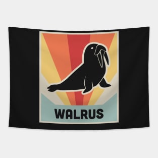 WALRUS - Vintage 70s Style Poster Tapestry