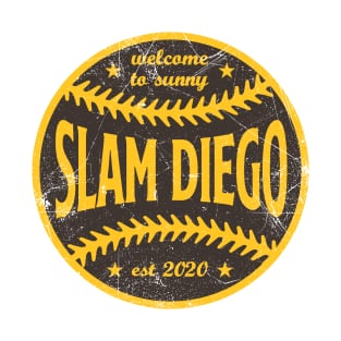 Slam Diego Retro Ball - White T-Shirt