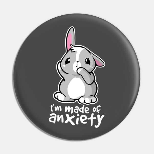 Bunny anxiety Pin by NemiMakeit