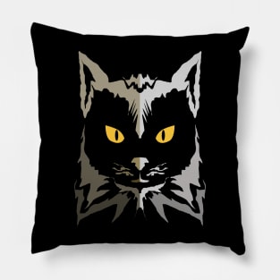 Cat Silhouette Pillow