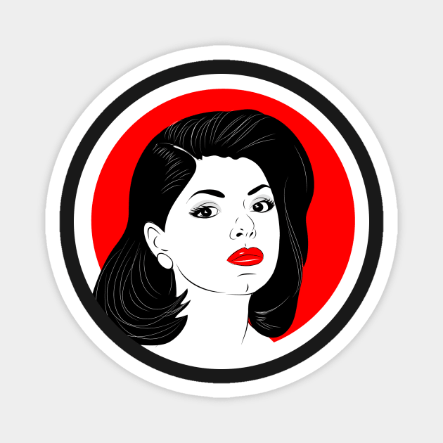 Soraya Magnet by OneLittleCrow