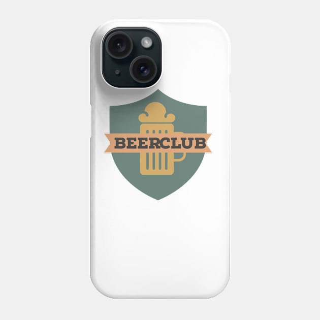 beer club typo Phone Case by toshicodesign