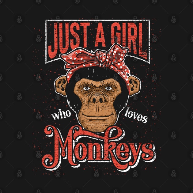 girl love monkeys grunge by ShirtsShirtsndmoreShirts