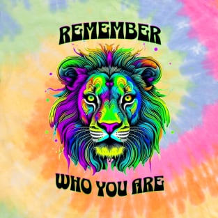 REMEMBER WHO YOU ARE-(colorful lion) T-Shirt