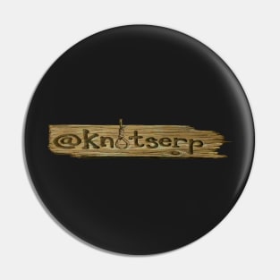 Knotserp woodcarving Pin