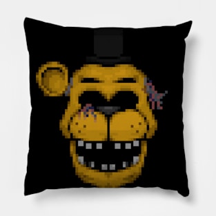 withered golden freddy Pillow