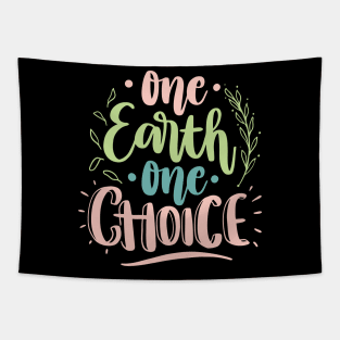 One Earth One Choice Earth Day 2023 Tapestry