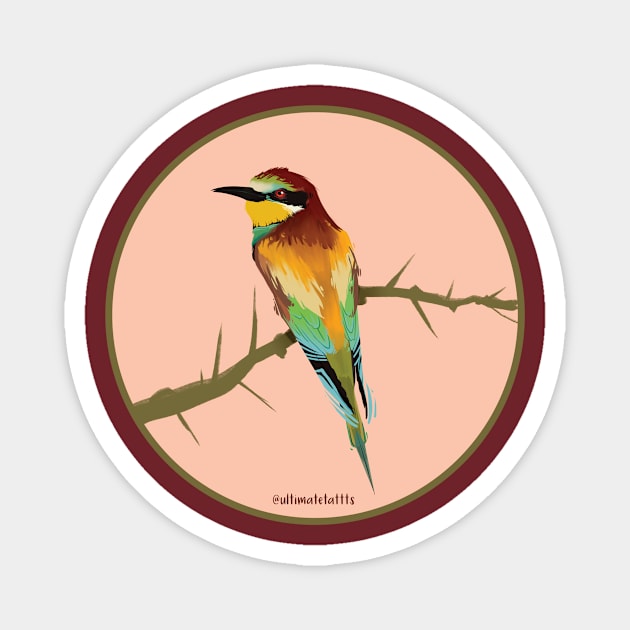 Euroasian Bee Eater Magnet by tattts