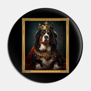 Stalwart Bernese Mountain Dog - Medieval Swiss King (Framed) Pin