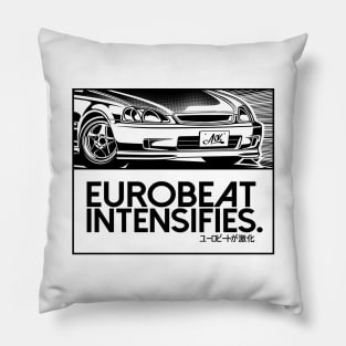 EUROBEAT INTENSIFIES - CIVIC EK9 Pillow