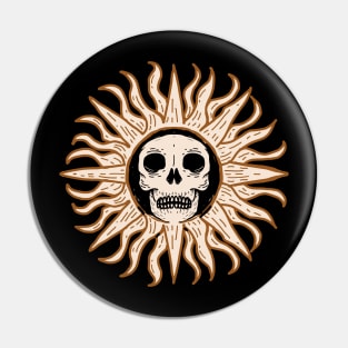 Sun Skulls Pin