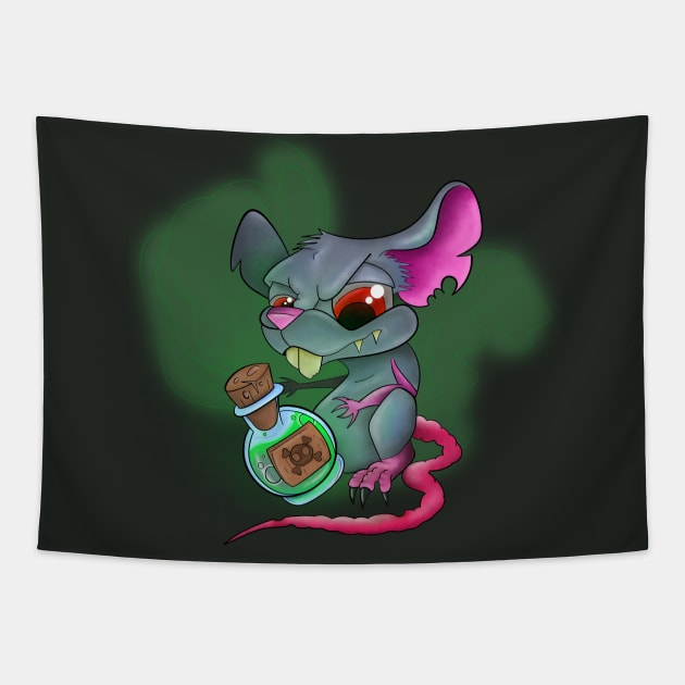 Rodent Rat With Poison Tapestry by ShutterStudios