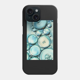 Sky Blue Bubble Abstract Phone Case