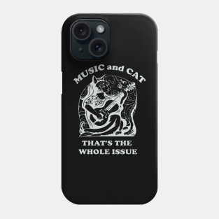 Music and Cat Phone Case