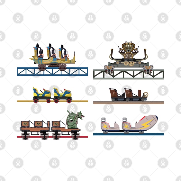 Phantasialand Coaster Cars by CoasterMerch