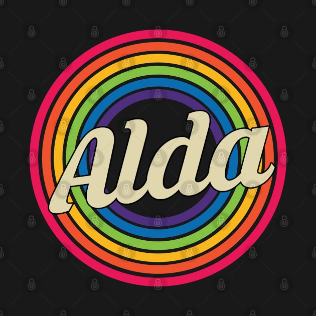 Alda - Retro Rainbow Style by MaydenArt