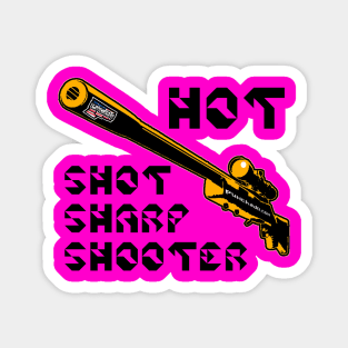 Hot Shot Sharp Shooter, v. Code Orange Sniper Rifle Magnet