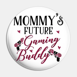 Gaming Mom and Baby Matching T-shirts Gift Pin
