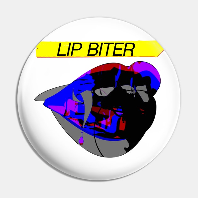 Lip Biter Pin by psanchez