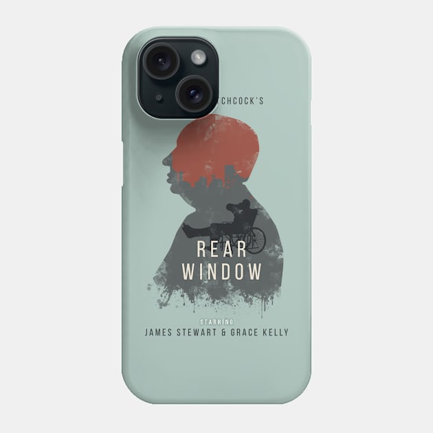 Alfred Hitchcock's Rear Window Phone Case by MonoMagic