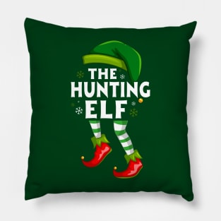 Hunting Elf Christmas Elf Party Pillow