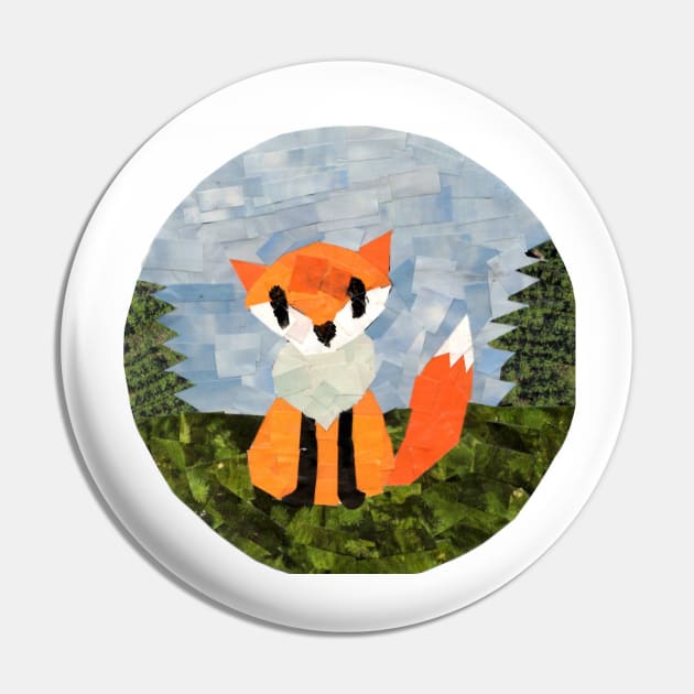 A Fox in the Woods Pin by cajunhusker