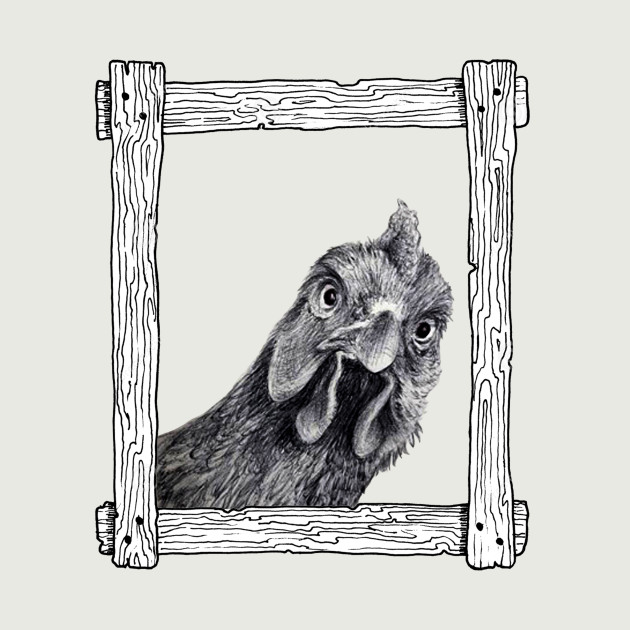 Chicken Frame - Chicken - Phone Case