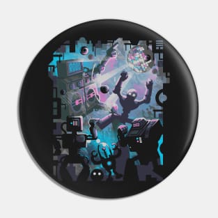 Robo Disco Pin