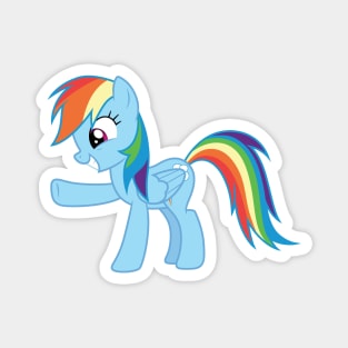 Rainbow Dash hoof bump Magnet