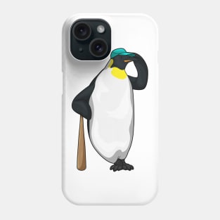 Penguin Baseball Baseball bat Phone Case