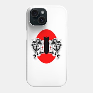 Bomb wolves and redness Phone Case