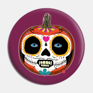 Day of the Dead - Pumpkin Decoration Pin